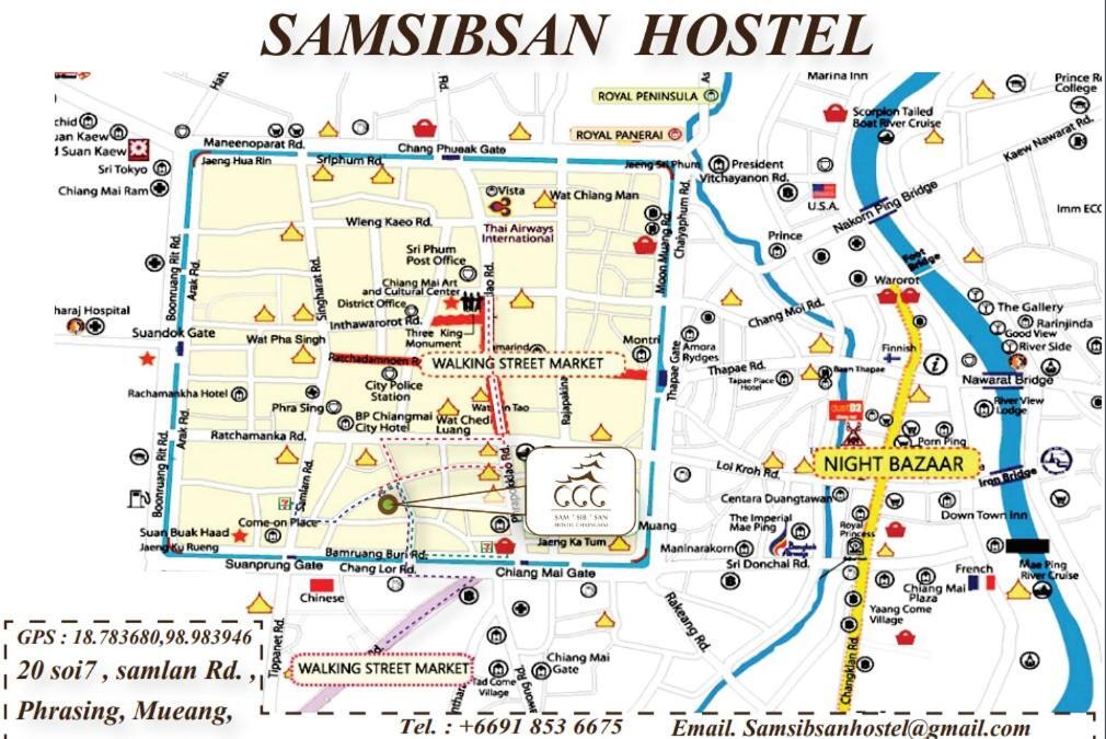 Samsibsanhostel Chiang Mai Exterior photo